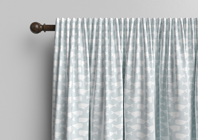 Whaling Around, Mist - Made to Measure Curtains - Image 10